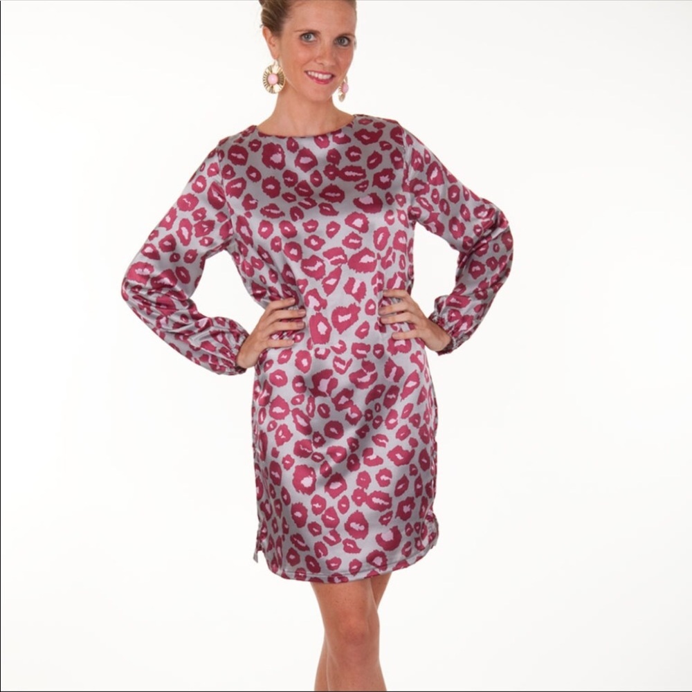 tracy Negoshian Ana leopard dress NWT